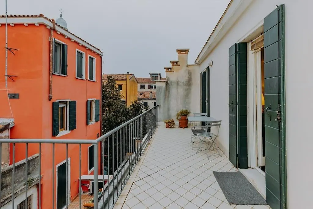 Elegant Nice Home With Private Terrace In Venice - Frari Church Italia